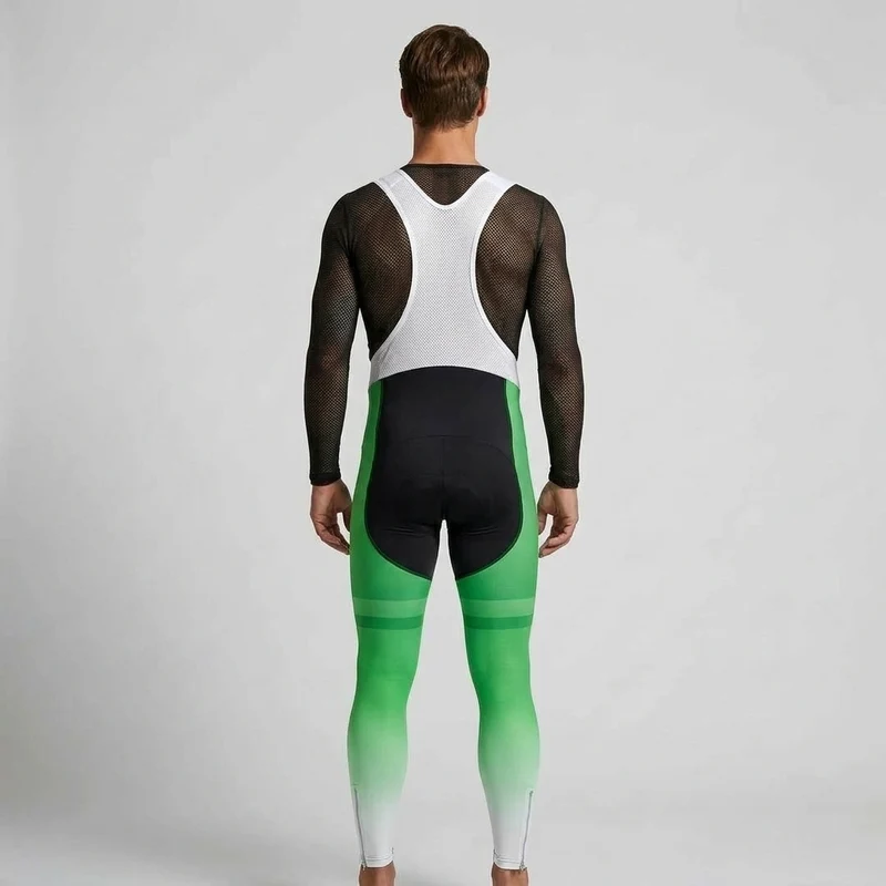 COLLANT CYCLISTE AUTOMNE HOMME / VERT - TRACE+