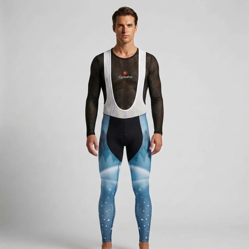 COLLANT CYCLISTE AUTOMNE HOMME / BLEU - SNOW+
