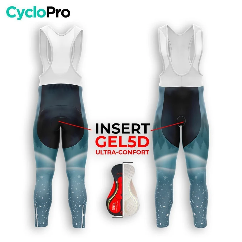 COLLANT CYCLISTE AUTOMNE HOMME / BLEU - SNOW+