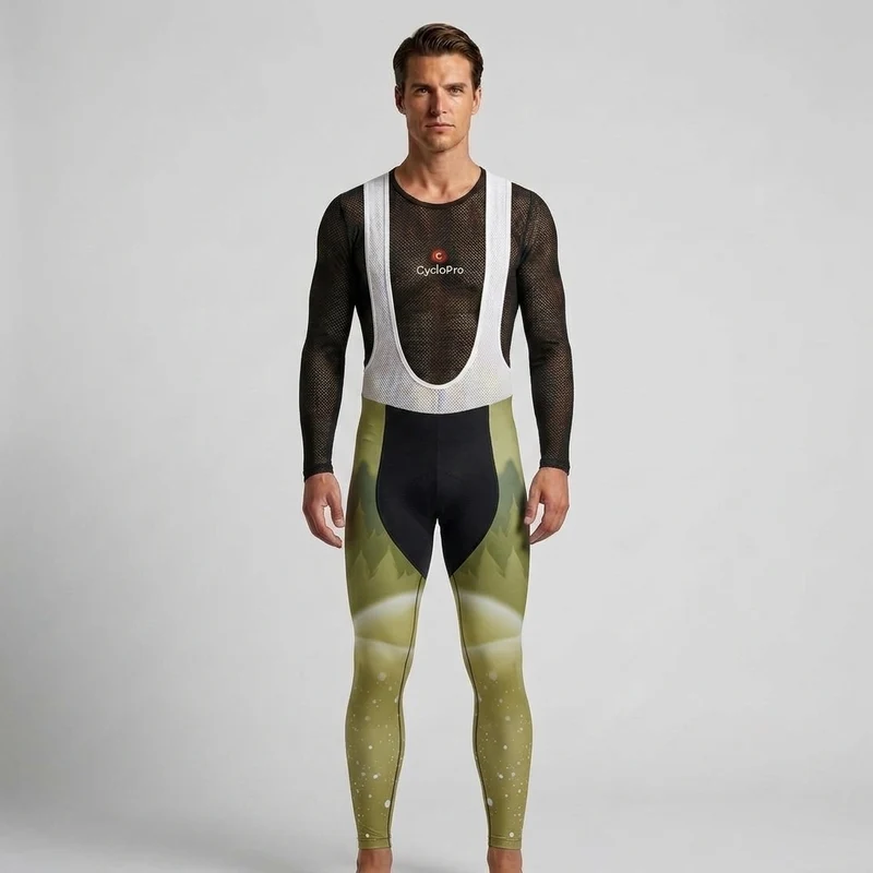 COLLANT CYCLISTE AUTOMNE HOMME JAUNE - SNOW+