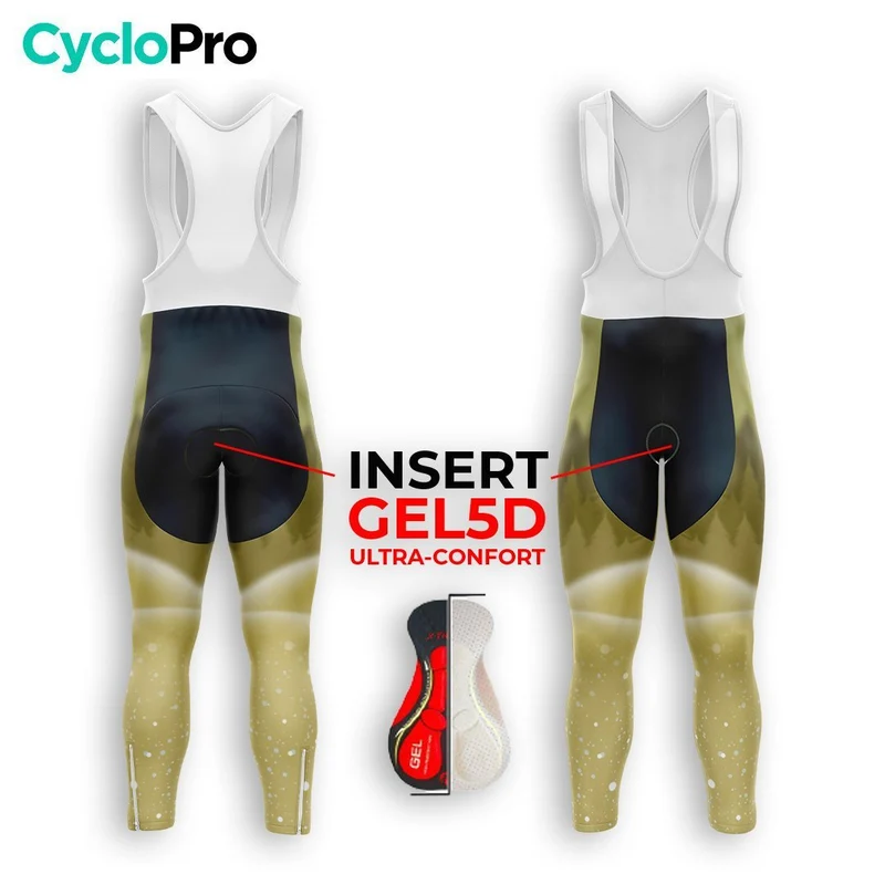 COLLANT CYCLISTE AUTOMNE HOMME JAUNE - SNOW+