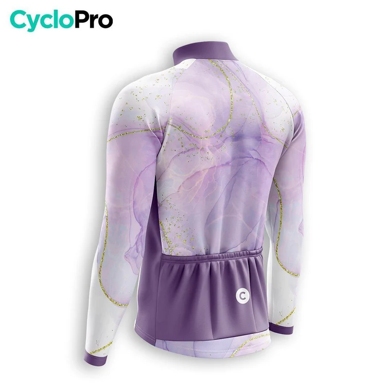 TENUE CYCLISTE HIVER HOMME VIOLETTE - TEINTE+