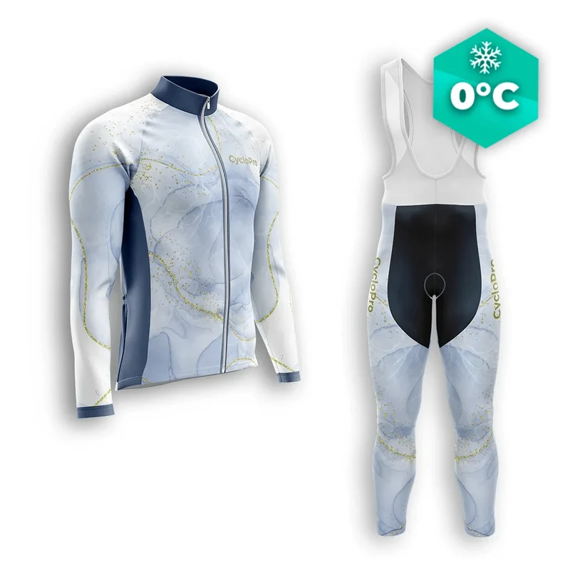 TENUE CYCLISTE HIVER HOMME BLEUE - TEINTE+