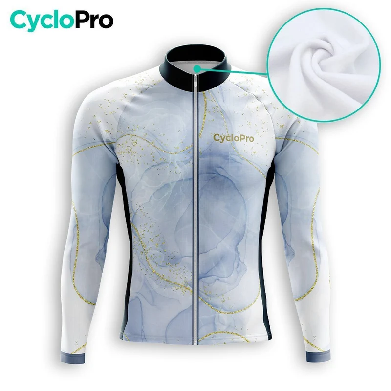 TENUE CYCLISTE HIVER HOMME BLEUE - TEINTE+