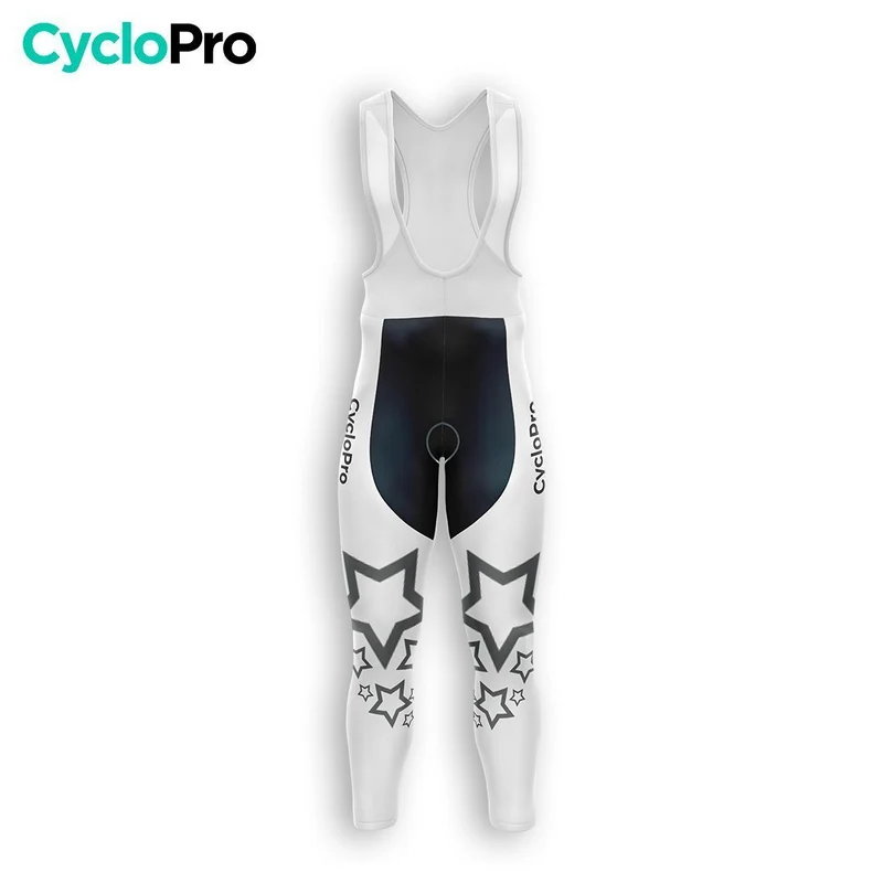 TENUE CYCLISTE HIVER HOMME BLANCHE - STAR+