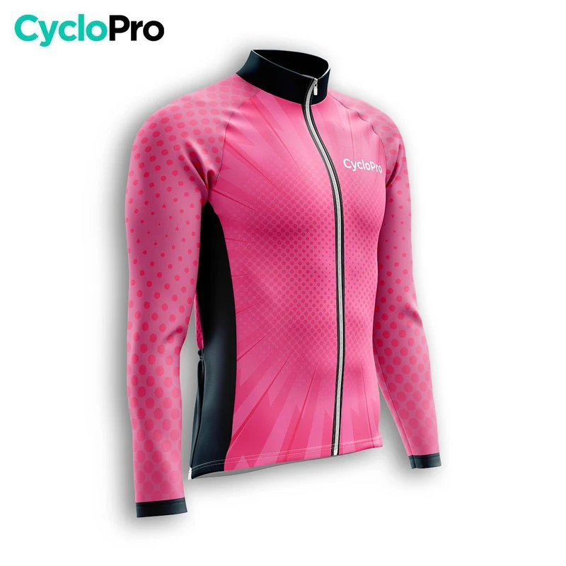 TENUE CYCLISTE HIVER HOMME ROSE - SPEED+