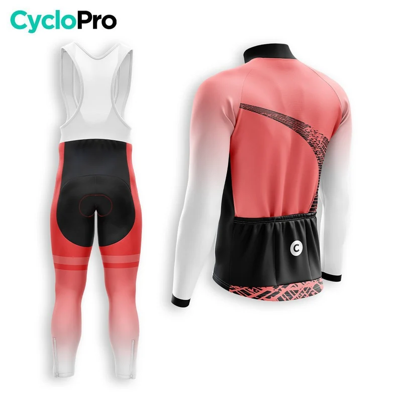 TENUE CYCLISTE HIVER HOMME ROUGE - TRACE+