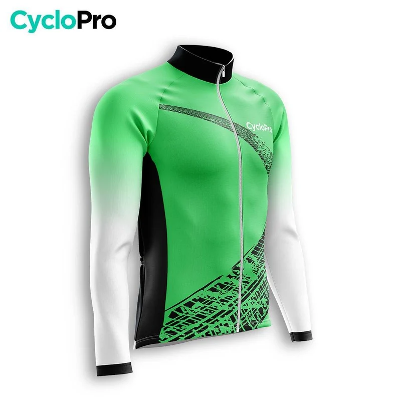 TENUE CYCLISTE HIVER HOMME VERTE - TRACE+