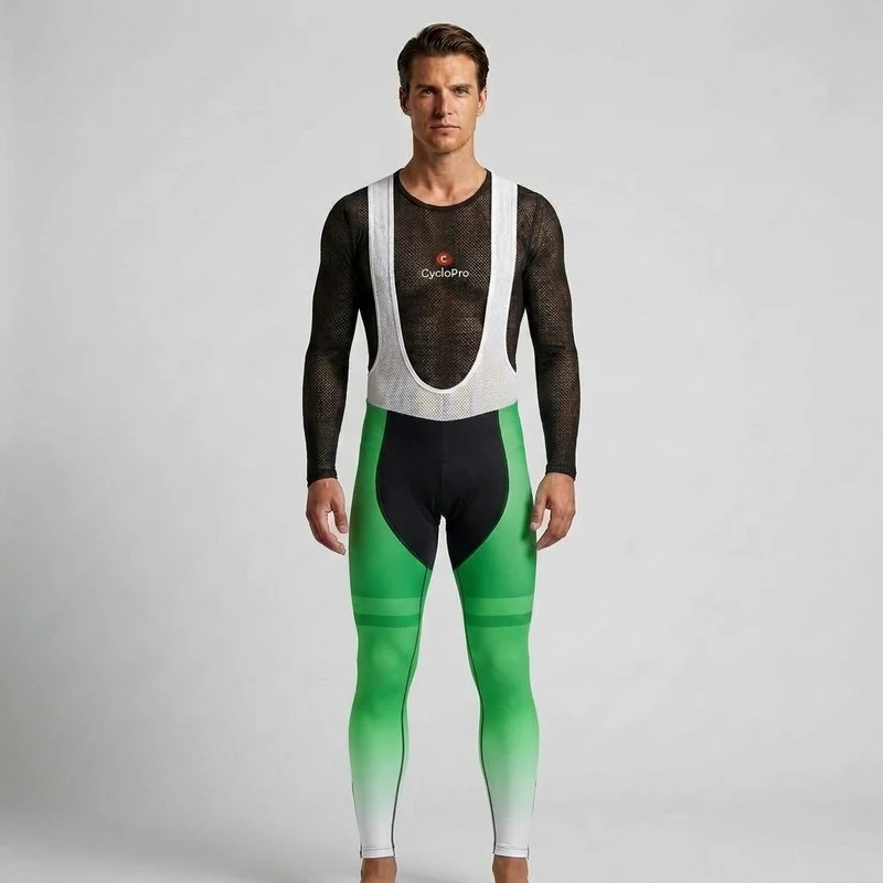 COLLANT CYCLISTE HIVER HOMME / VERT - TRACE+