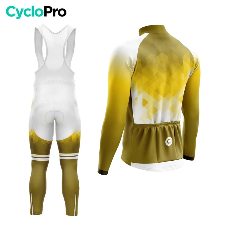 TENUE CYCLISTE HIVER HOMME JAUNE - CRISTAL+