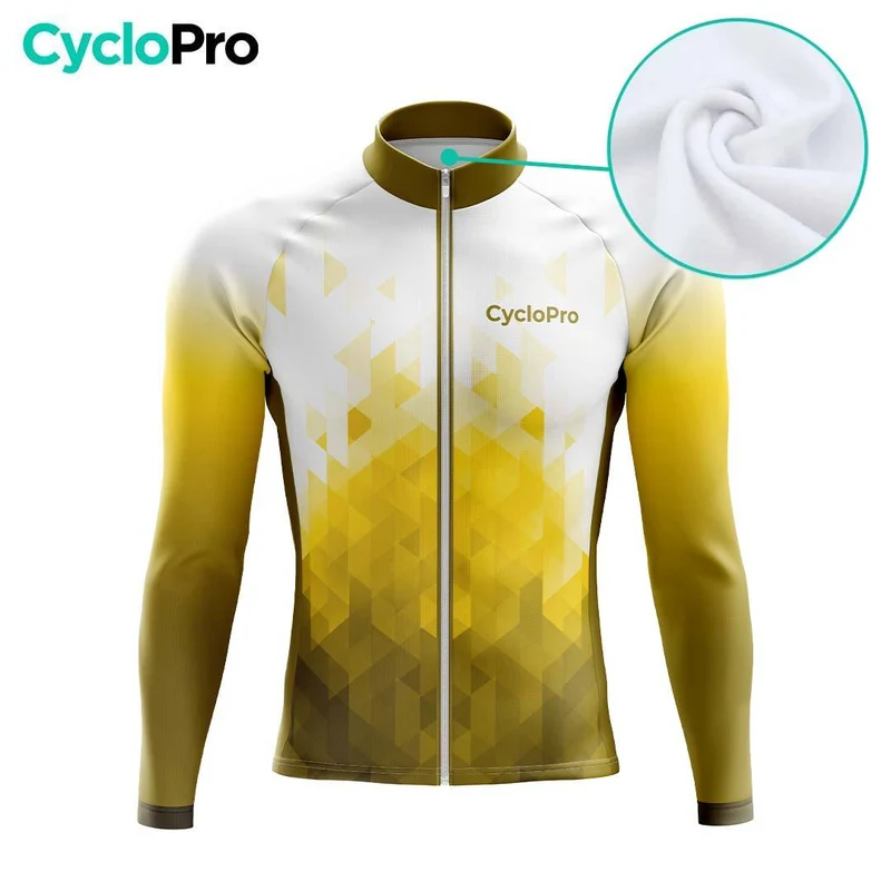 TENUE CYCLISTE HIVER HOMME JAUNE - CRISTAL+