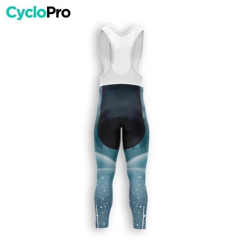 TENUE CYCLISTE HIVER HOMME BLEUE - SNOW+