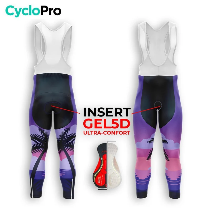COLLANT CYCLISTE HIVER HOMME - SUNSET+