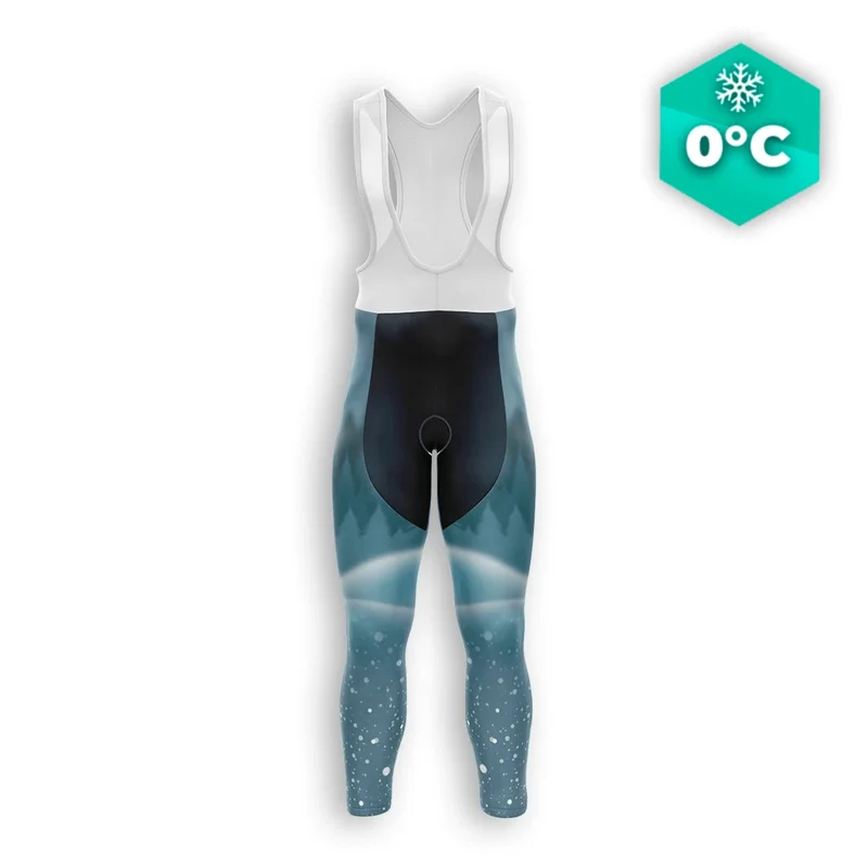 COLLANT CYCLISTE HIVER HOMME BLEU - SNOW+