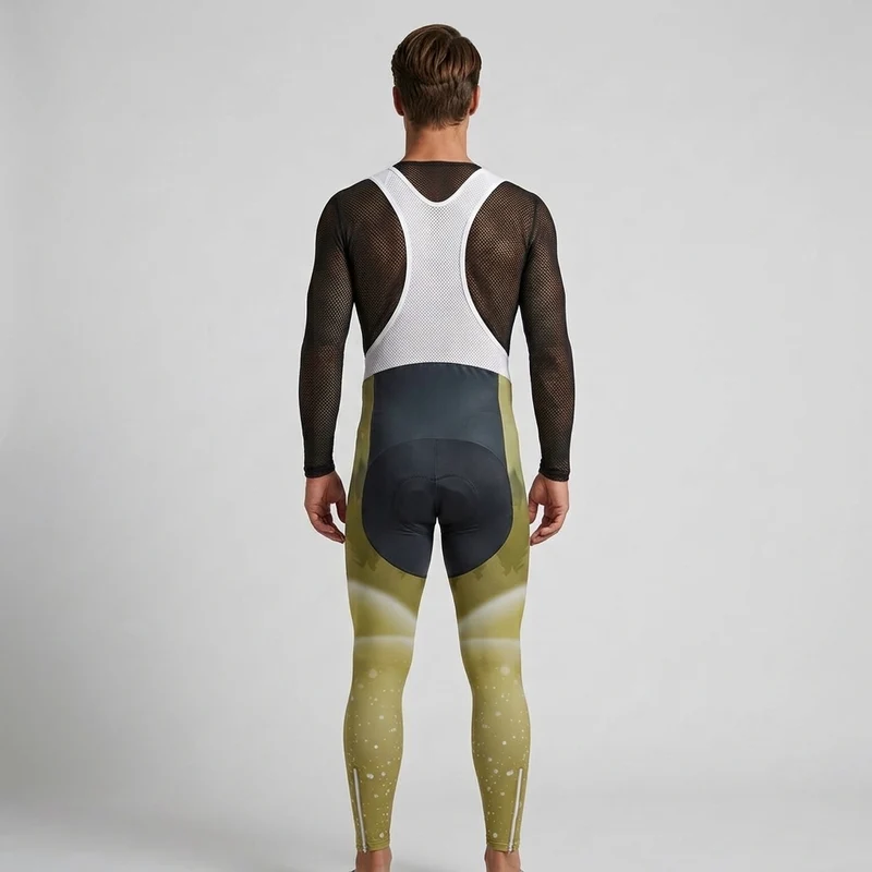 COLLANT CYCLISTE HIVER HOMME JAUNE - SNOW+