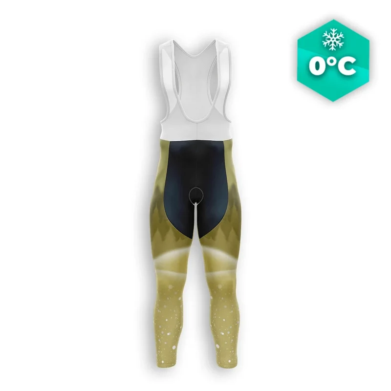 COLLANT CYCLISTE HIVER HOMME JAUNE - SNOW+
