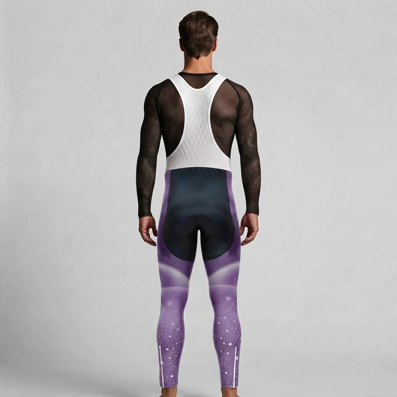 COLLANT CYCLISTE HIVER HOMME VIOLET - SNOW+