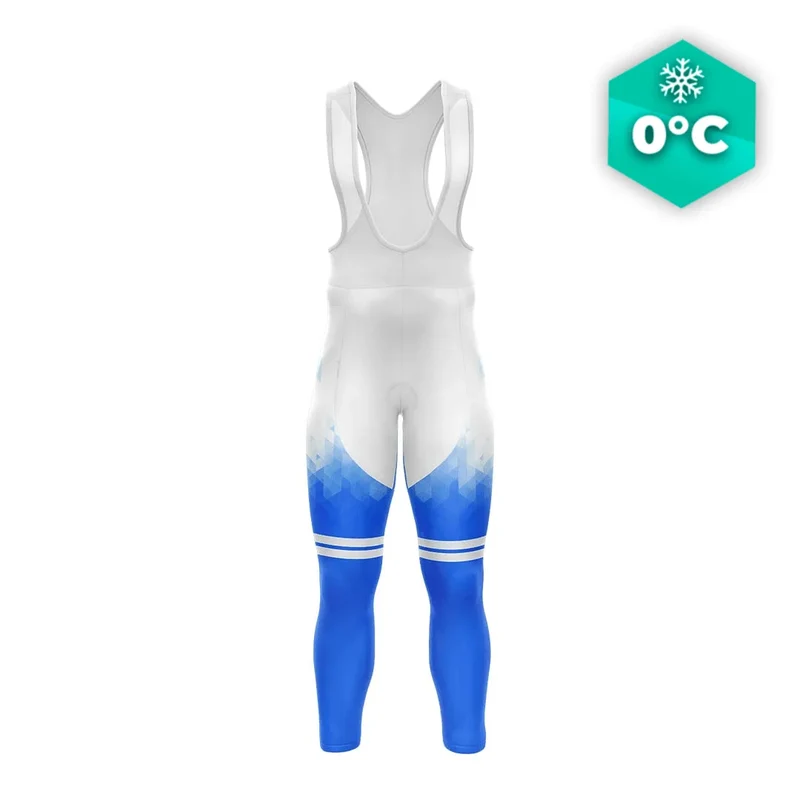 COLLANT CYCLISTE HIVER HOMME BLEU - CRISTAL+