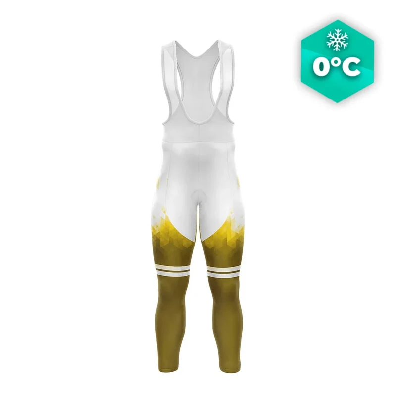 COLLANT CYCLISTE HIVER HOMME JAUNE - CRISTAL+