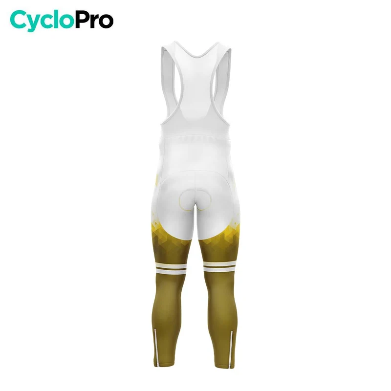 COLLANT CYCLISTE HIVER HOMME JAUNE - CRISTAL+