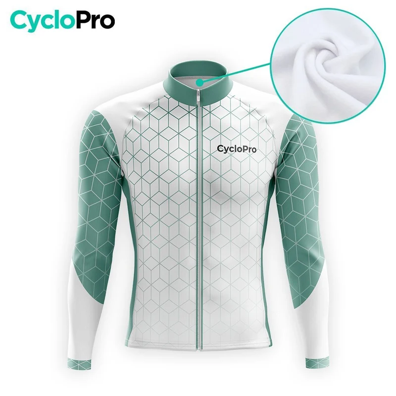 TENUE CYCLISTE HIVER HOMME VERT - CUBIC+