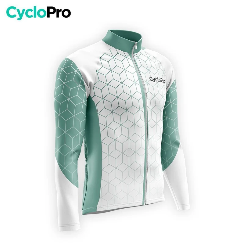 TENUE CYCLISTE HIVER HOMME VERT - CUBIC+