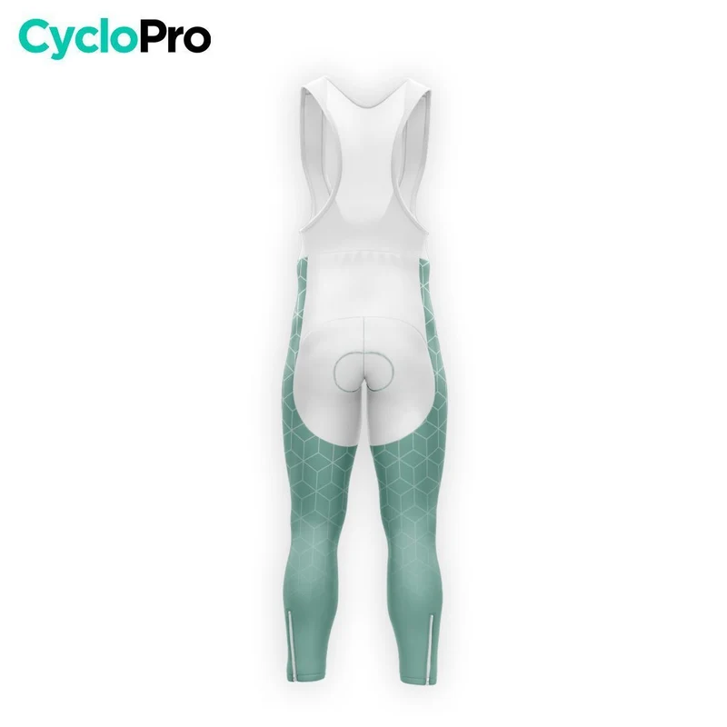 TENUE CYCLISTE HIVER HOMME VERT - CUBIC+