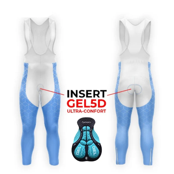 TENUE CYCLISTE HIVER HOMME BLEU - CUBIC+
