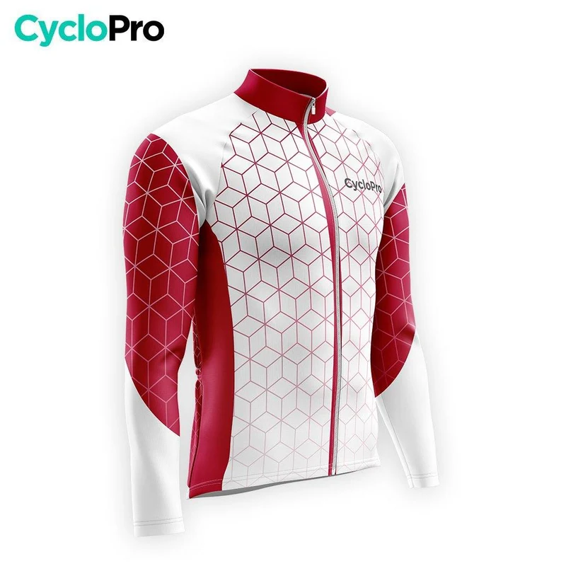 TENUE CYCLISTE HIVER HOMME GRENAT - CUBIC+