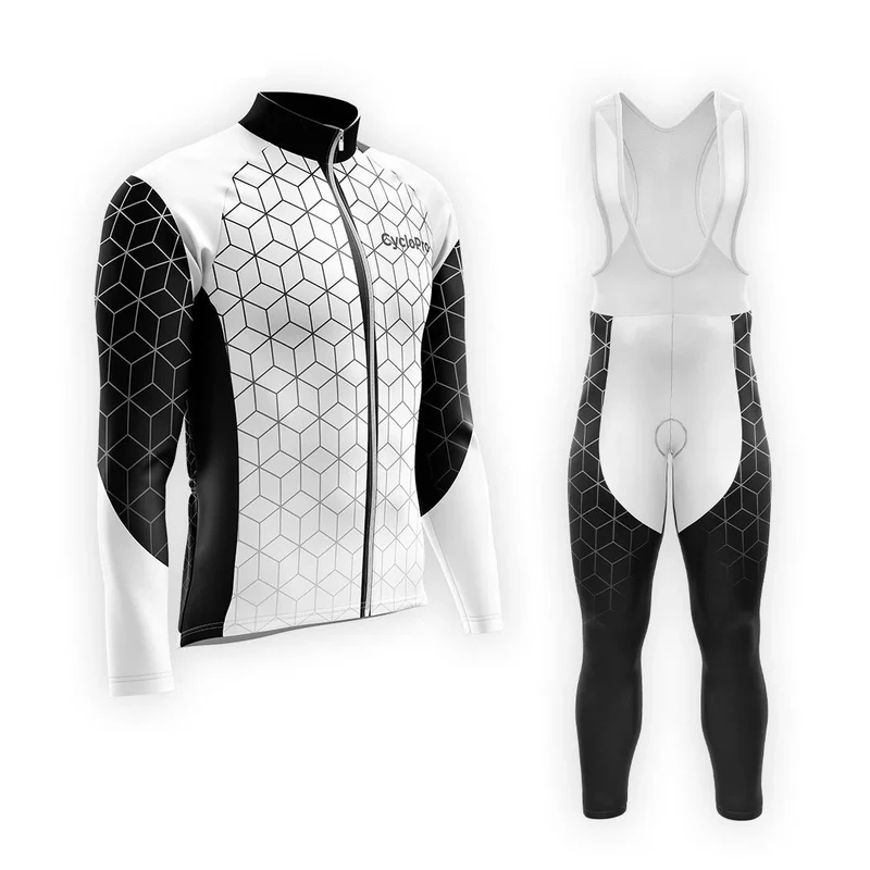 TENUE CYCLISTE HIVER HOMME NOIR - CUBIC+