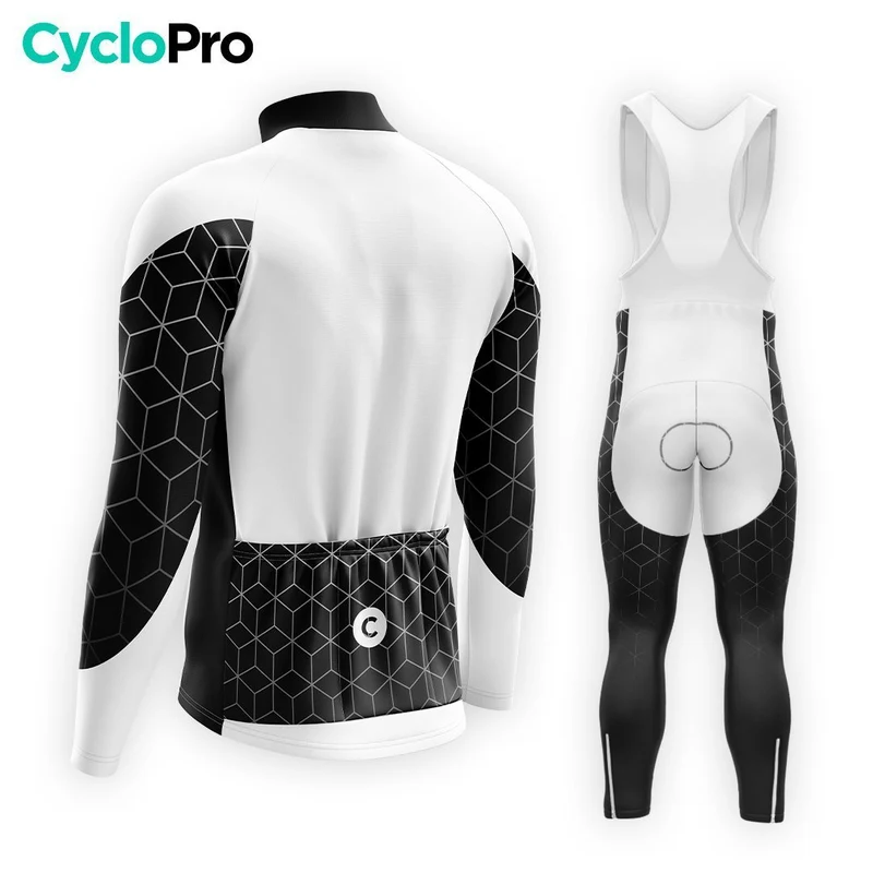 TENUE CYCLISTE HIVER HOMME NOIR - CUBIC+