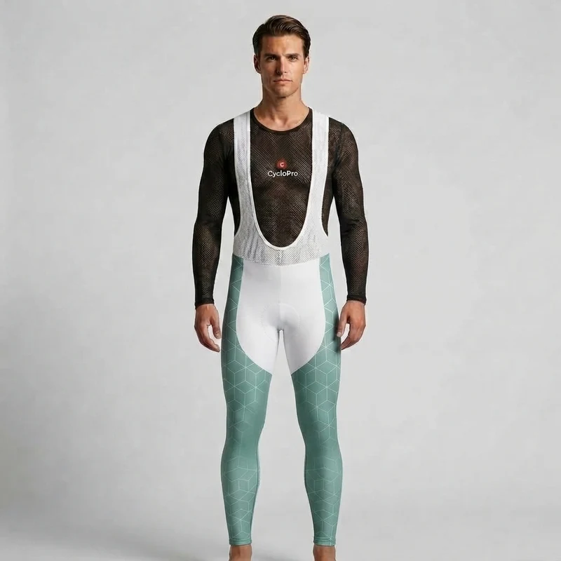 COLLANT CYCLISTE HIVER HOMME / VERT - CUBIC+