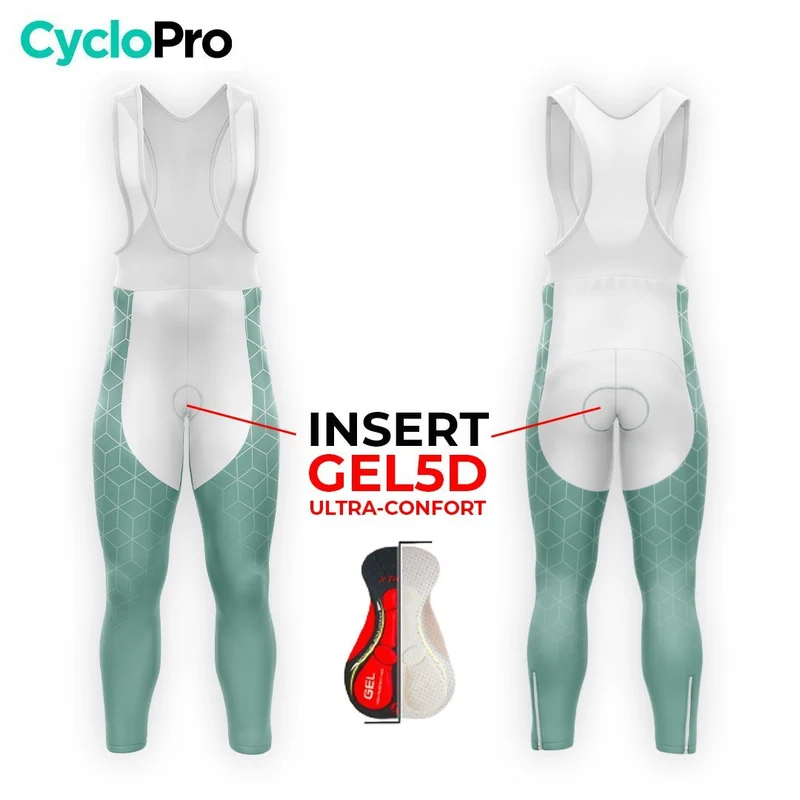 COLLANT CYCLISTE HIVER HOMME / VERT - CUBIC+