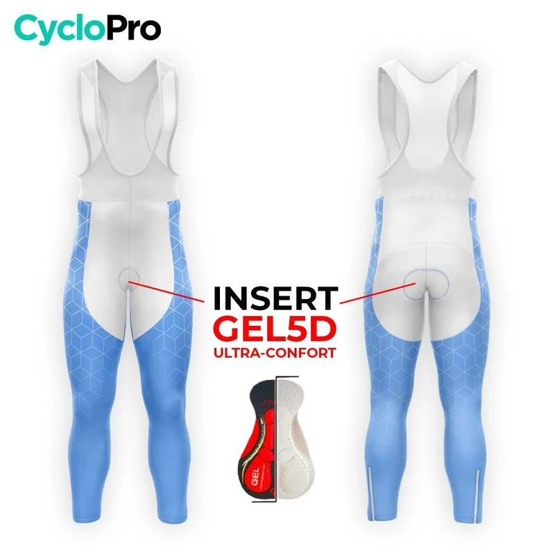 COLLANT CYCLISTE HIVER HOMME / BLEU - CUBIC+