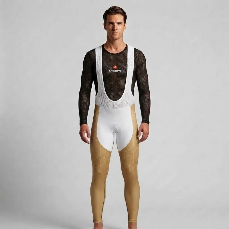 COLLANT CYCLISTE HIVER HOMME / MARRON - CUBIC+