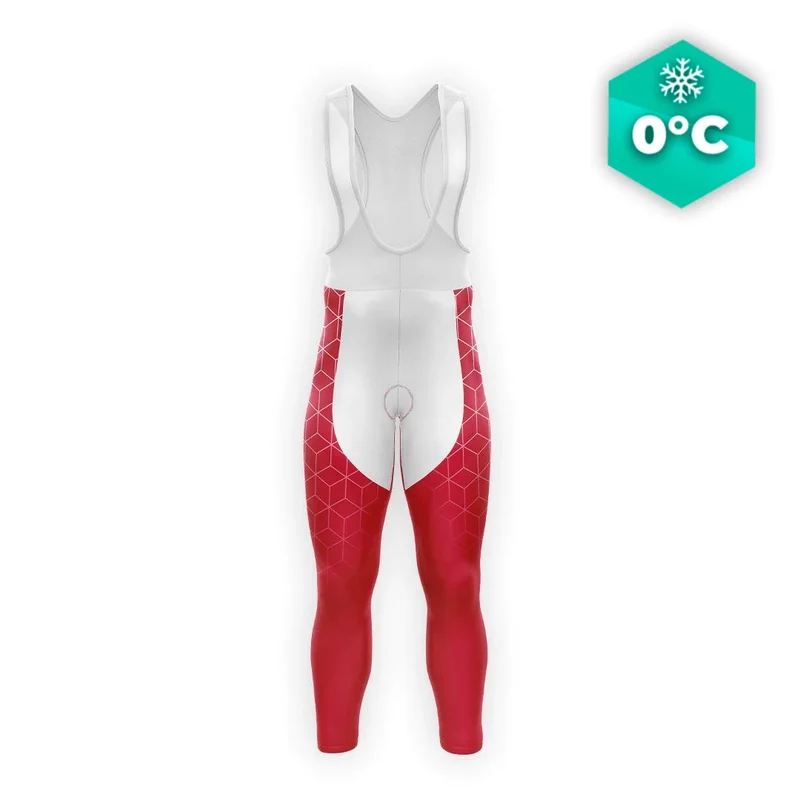 COLLANT CYCLISTE HIVER HOMME / GRENAT - CUBIC+