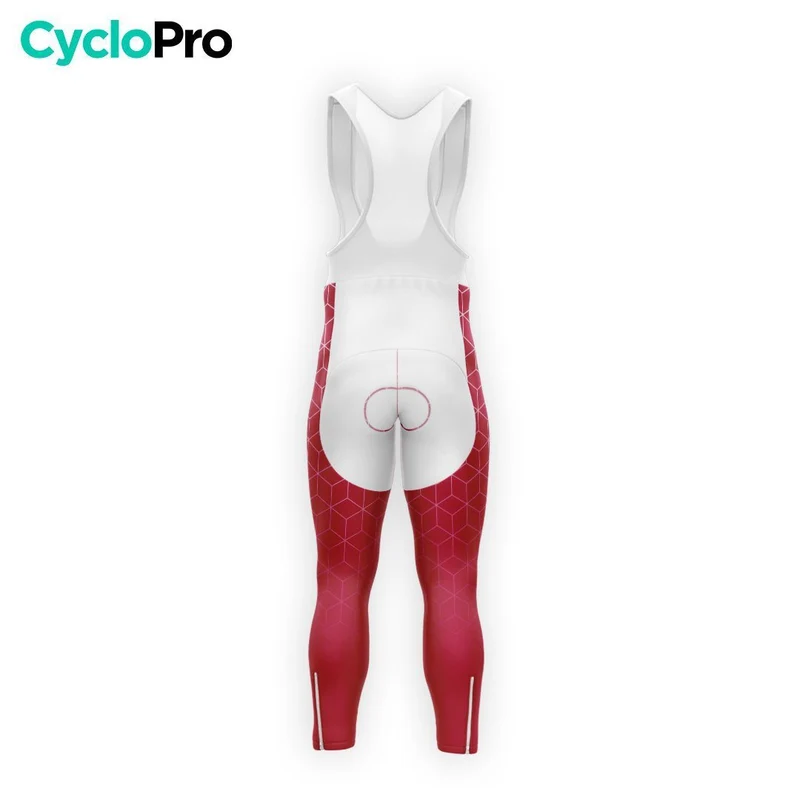 COLLANT CYCLISTE HIVER HOMME / GRENAT - CUBIC+