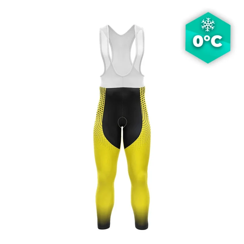 COLLANT CYCLISTE HIVER HOMME / JAUNE - DIMENSION+