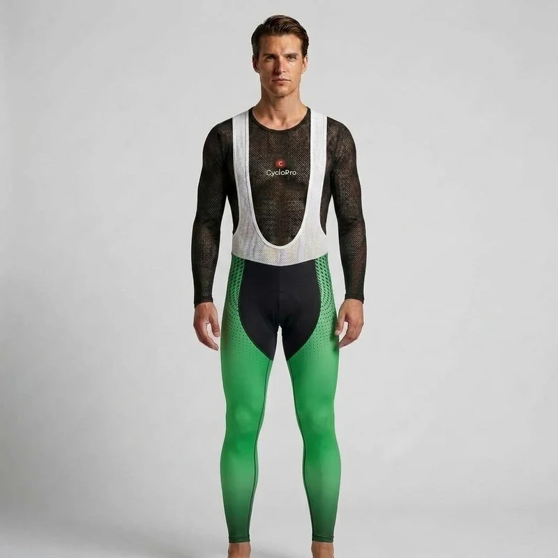 COLLANT CYCLISTE HIVER HOMME / VERT - DIMENSION+