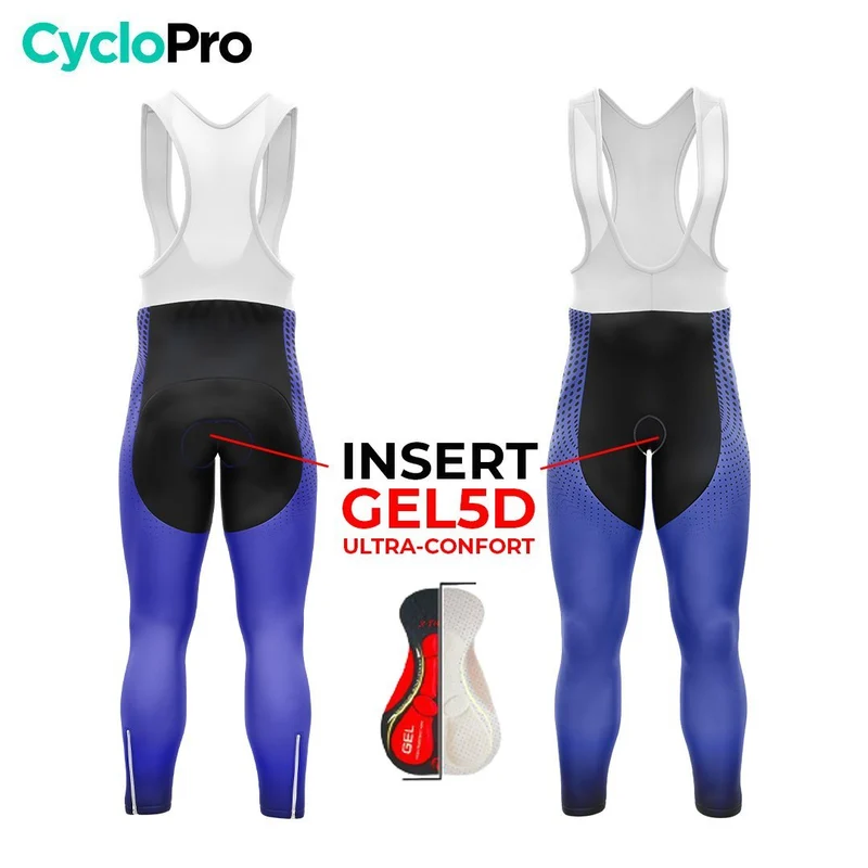 TENUE CYCLISTE HIVER HOMME BLEU - DIMENSION+