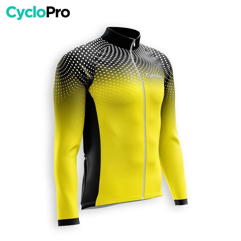 TENUE CYCLISTE HIVER HOMME JAUNE - DIMENSION+