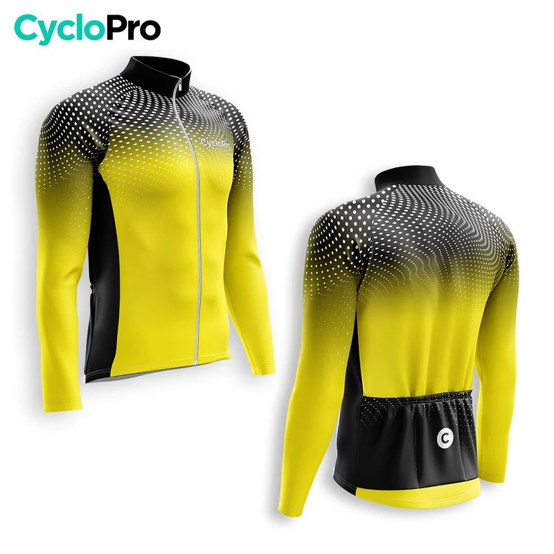 TENUE CYCLISTE HIVER HOMME JAUNE - DIMENSION+