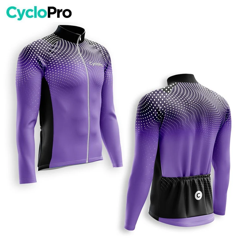 TENUE CYCLISTE HIVER HOMME VIOLET - DIMENSION+