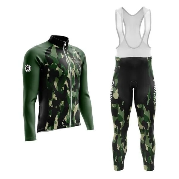 TENUE CYCLISTE HIVER VERTE - COMMANDEUR