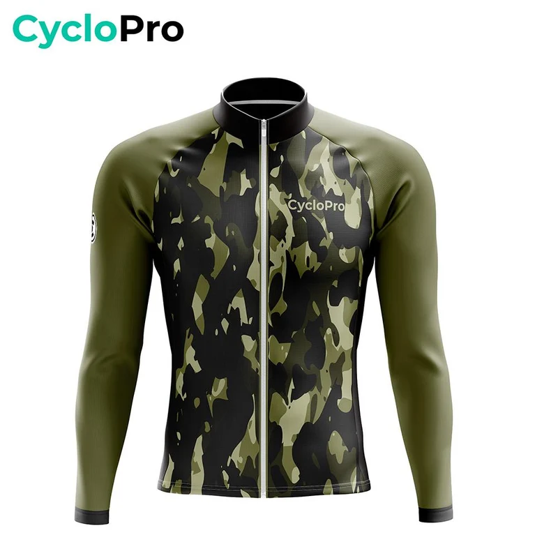 TENUE CYCLISTE HIVER FEUILLE - COMMANDEUR