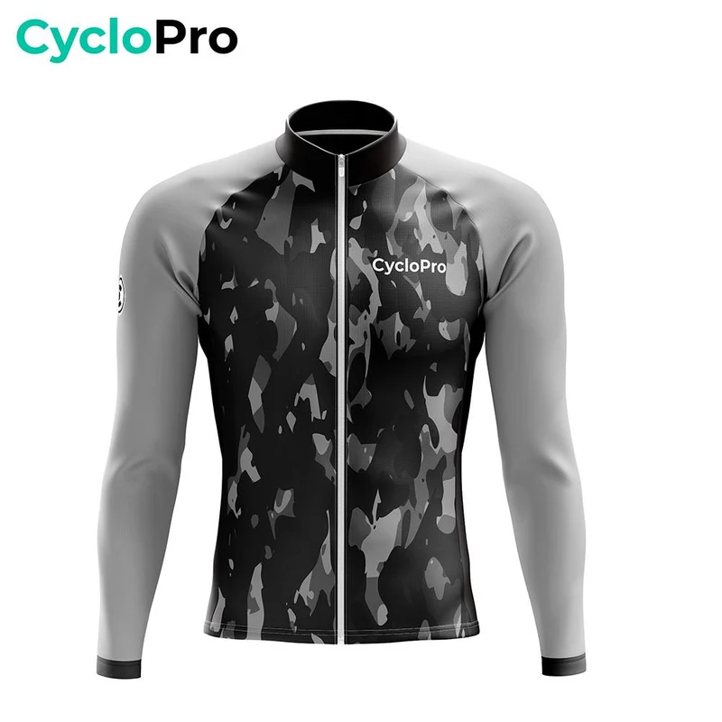 TENUE CYCLISTE HIVER GRISE - COMMANDEUR