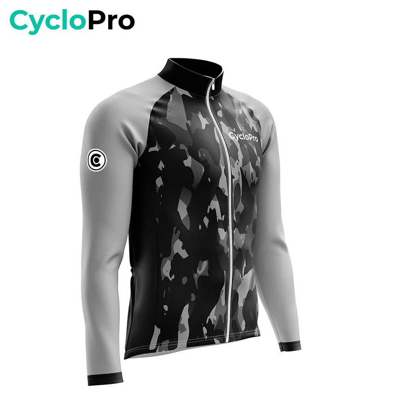 TENUE CYCLISTE HIVER GRISE - COMMANDEUR