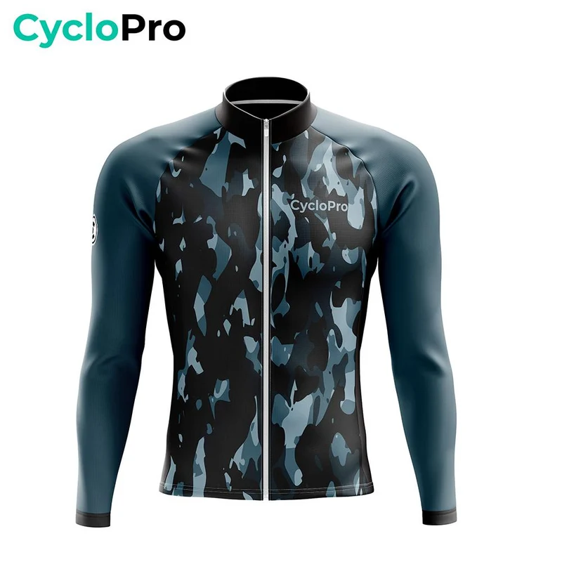 TENUE CYCLISTE HIVER MARINE - COMMANDEUR
