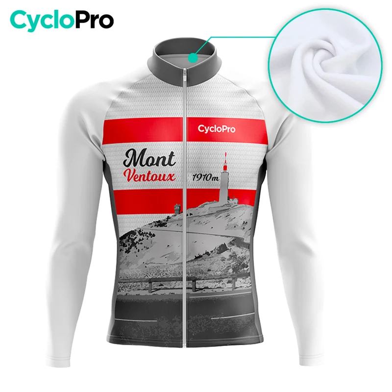 MAILLOT LONG DE CYCLISME - HIVER - MONT VENTOUX