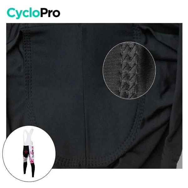 COLLANT CYCLISTE POUR FEMMES AUTOMNE - FLEURS PASSION